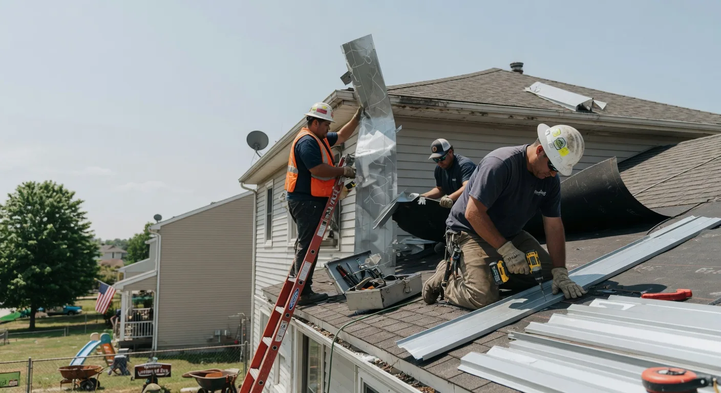 Metal Roof Repair in Rock Island, TN